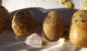 potatis på spett