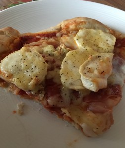 Grillad pizza